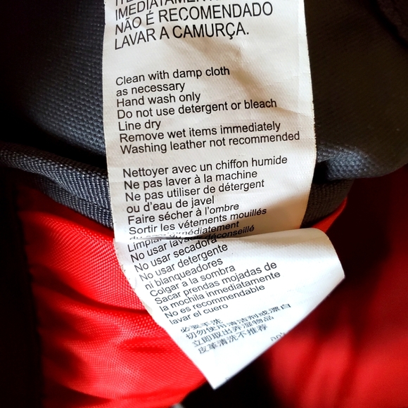 Jansport Grey Red Backpack Adjustable Straps School Hiking Pack Work - Picture 11 of 11